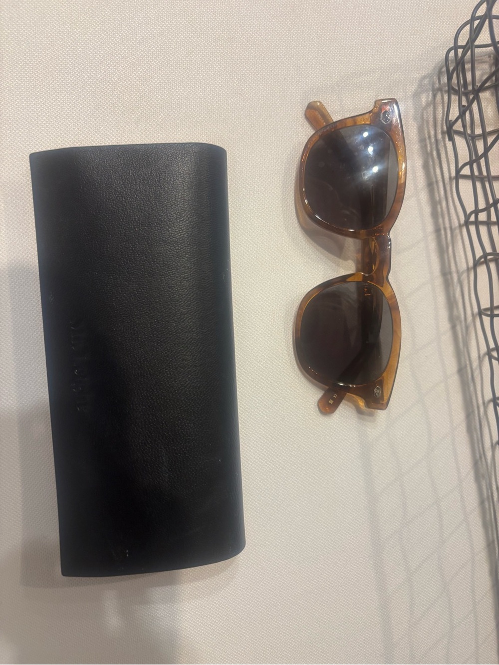 Tortoiseshell Sunglasses with Black Case